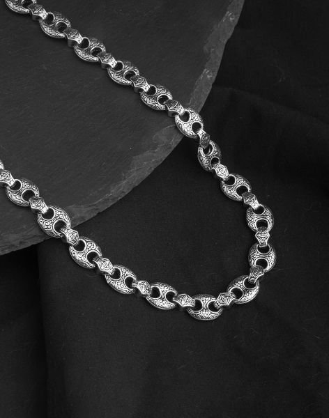 925 Ayar Gemici Modeli Gümüş Erkek Kolye