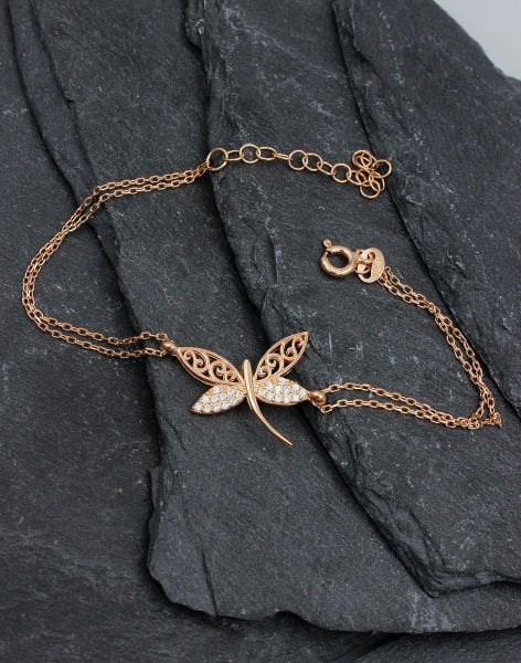 925 Ayar Gümüş Ajör İşlemeli Yusufcuk Bileklik