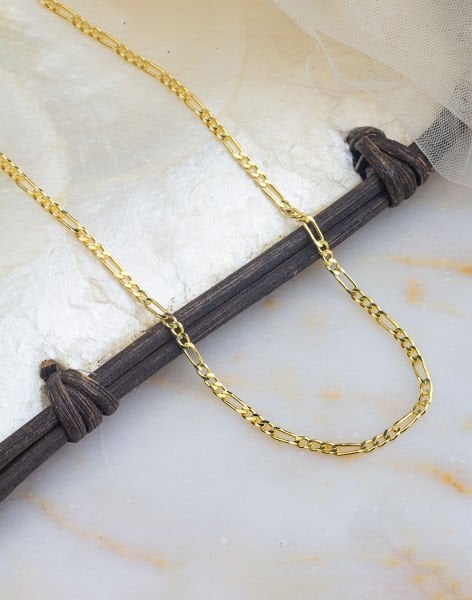 925 Ayar Figaro Zincir Gümüş Kolye