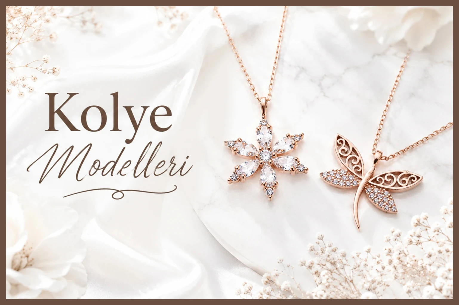 gümüş kolye modelleri